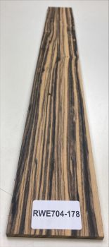 Griffbrett Weißes Ebenholz, 770x90x10mm Einzelstück #178